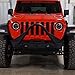 Genssi LED Black Projector Headlights Headlamp Compatible with Jeep Wrangler JL Gladiator 2018+ w/Factory Halogen Lamps