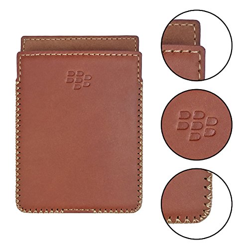 BlackBerry Passport Silver Edition Leather Case with Build-in Holster (Matte Brown)