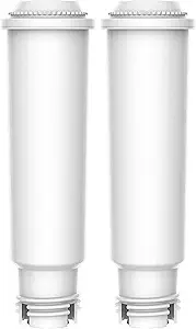 AQUA CREST Coffee-Machine Water Filter, Replacement for Krups F088 Filter, XP5220, XP5240, EA82 and EA9000-Including Various Models of AEG®, Bosch®, Siemens®, Gaggenau®, TÜV SÜD Certified (Pack of 2)