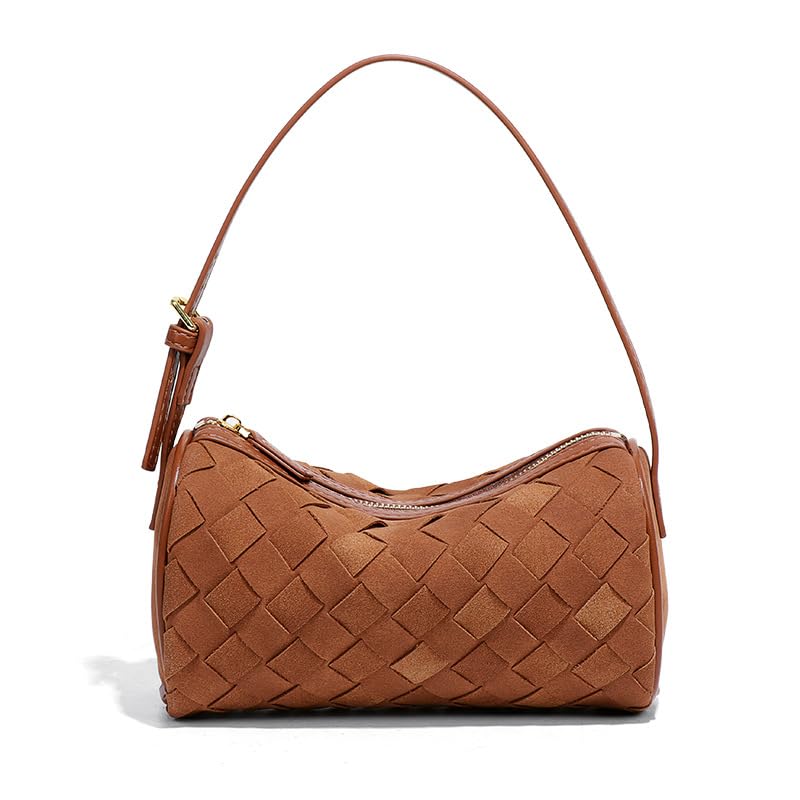 Bolso pequeño trenzado de cuero sintético miniatura 1