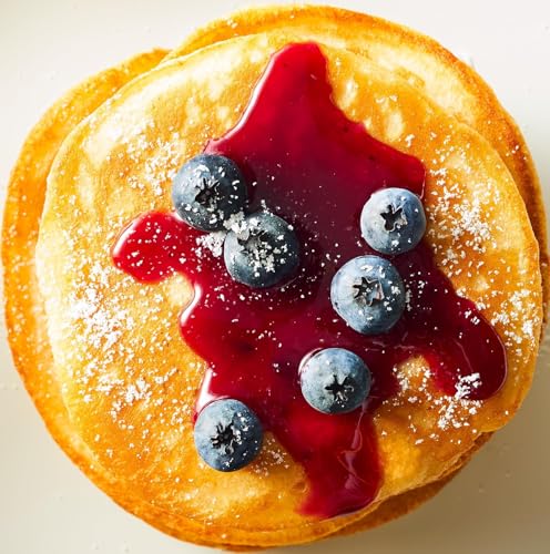 RUF Pancakes Shaker, Teig-Mischung für 12 fluffige Pancakes in praktischer Schüttelflasche, nur Milch zugeben, schütteln und backen