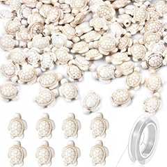 100pcs WhiteTurtle Beads
