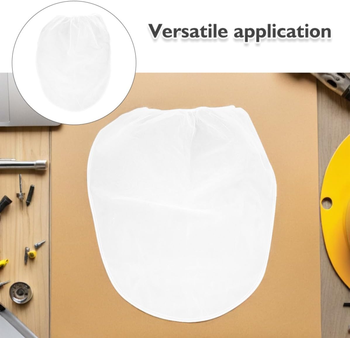15 Pack Paint Filter Bags, Elastic Top Nylon Mesh Strainers