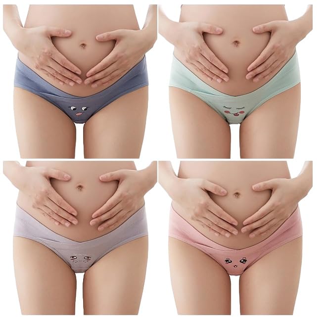 Nyamah Sales Maternity Belly Support Panties | Women’s Over The Bump | High Waist Full Coverage and Low Waist Bikini Cotton Pregnancy Panty Nyamah Sales Maternity Belly Support Panties | Women’s Over The Bump | High Waist Full Coverage and Low Waist Bikini Cotton Pregnancy Panty