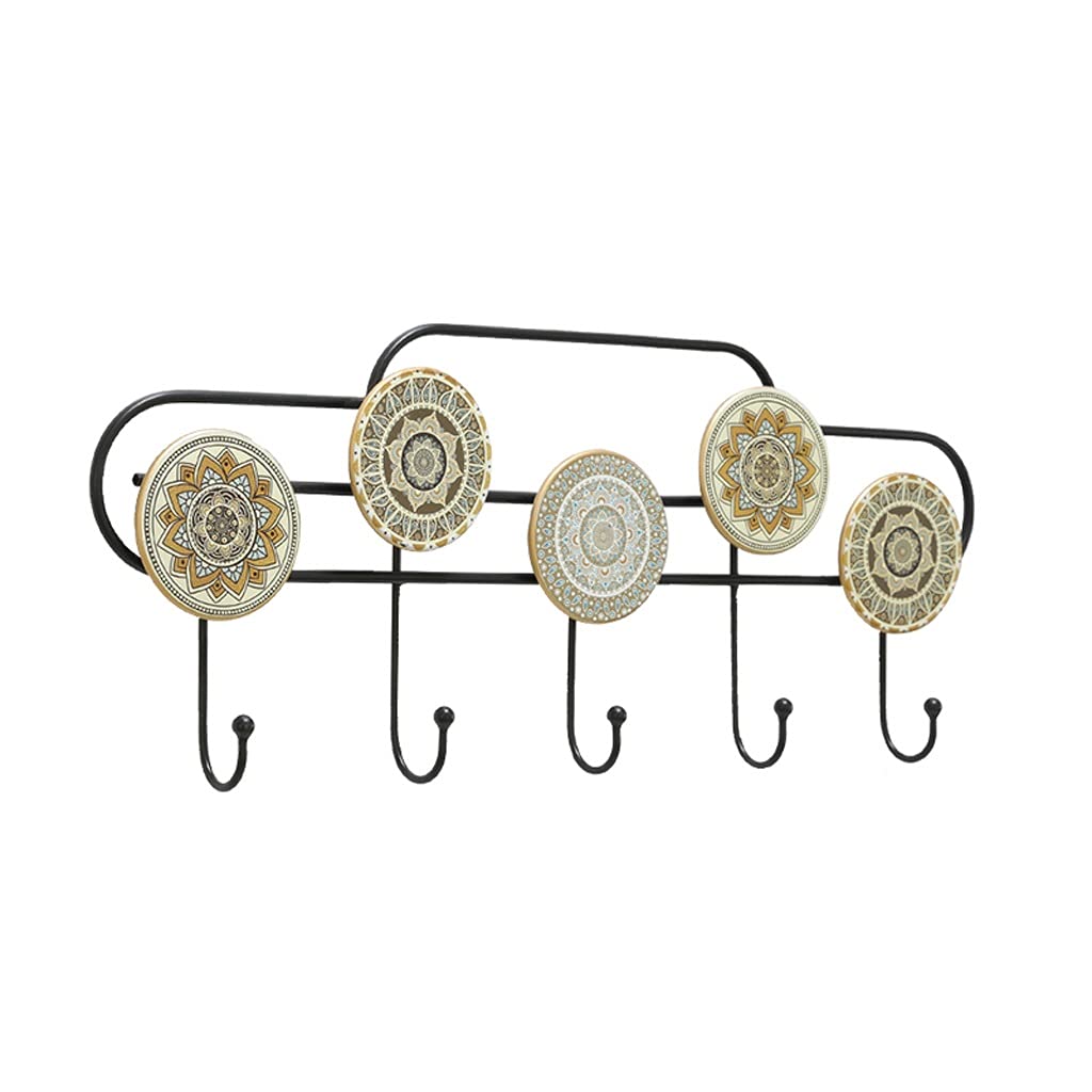 Crochet de suspension murale en métal pour chambre et salon