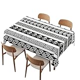 Boho theme tablecloth,52x70 inch,Waterproof Stain Wrinkle Resistant Reusable Print table cover,for k