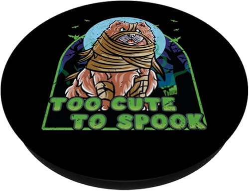 Miniatura 2 de Chow Chow Happy Halloween Costume Mummie PopSockets Standard PopGrip