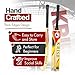 Cricket Bat Gift Set Wooden Cricket Bat Kit for Junior, Backyard Park Beach Indoor Outdoor Play Tennis Ball, Stumps, Bails, Carrying Bag Practice Cricket Match by Krisp Sports