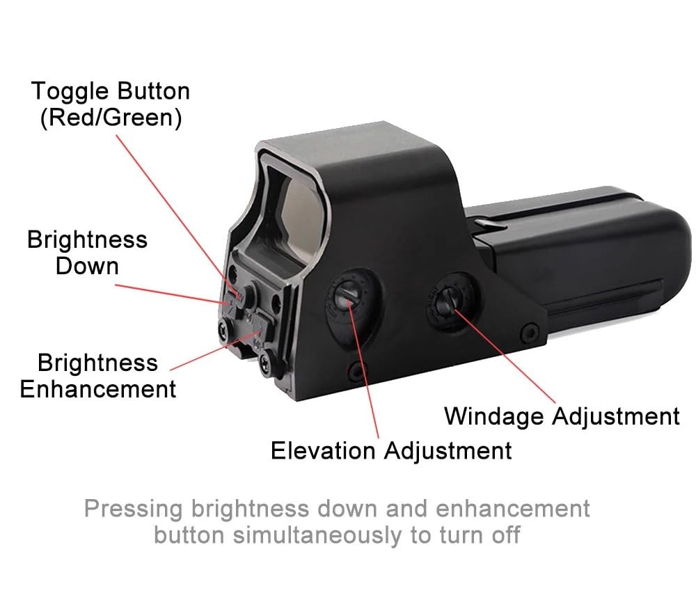 Amazon.com: Holographic Sight 552 Red/Green Dot Sight with 5