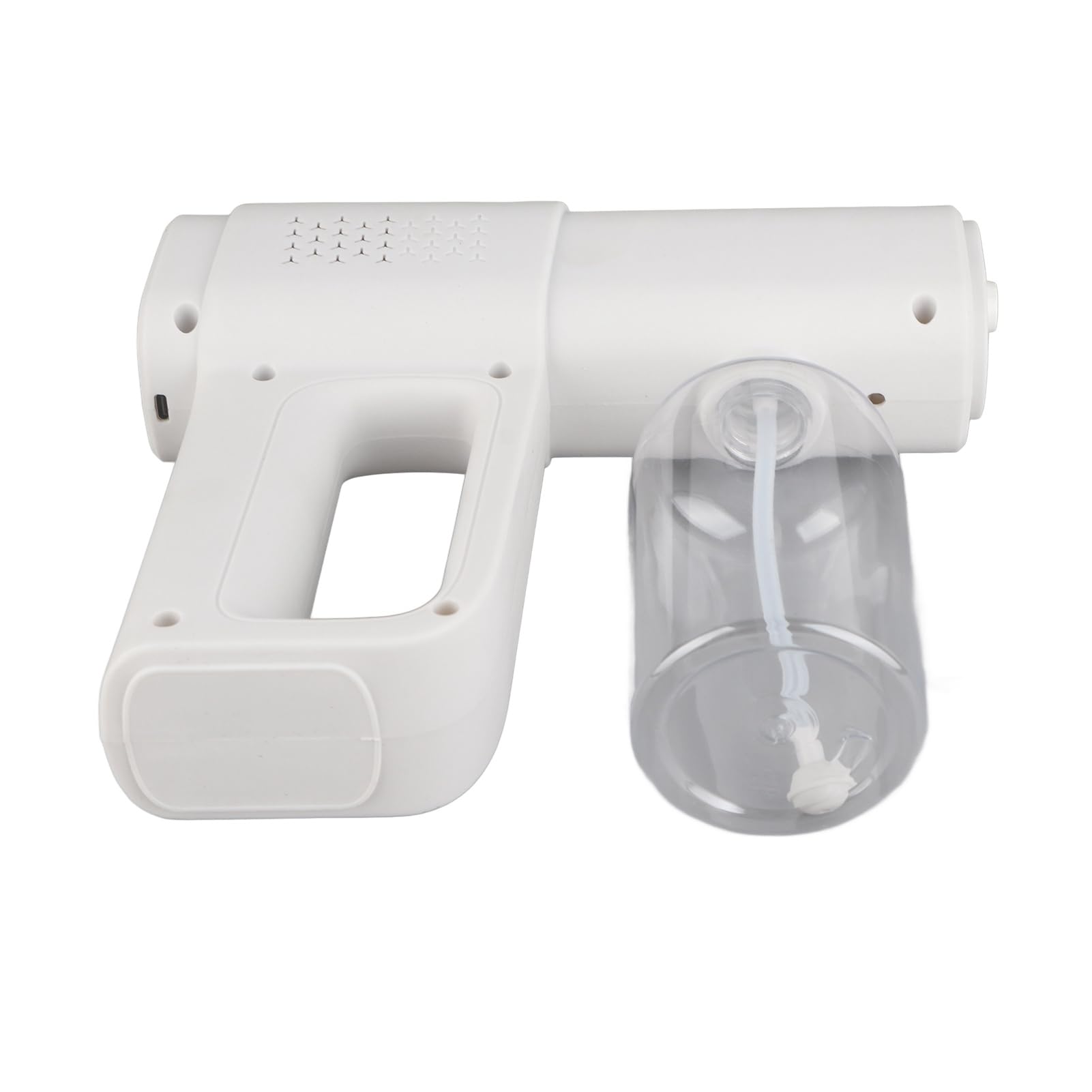 Nano Spray Gun 380ml Pulverizador Hidratante para el Cabello Pulverizador de de Peluquería Recargable Inalámbrico para Peluquería en Casa (Blanco)