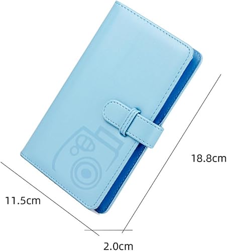 Miniatura 2 de Mini álbum de fotos de 96 bolsillos de 3 pulgadas para Fujifilm Mini 11987s257090 película de cámara instantánea, álbum de cartera, tarjetero de