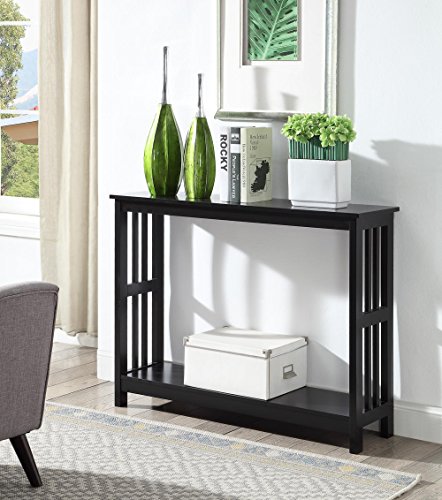 Convenience Concepts Mission, Console Table, Black #TOP1