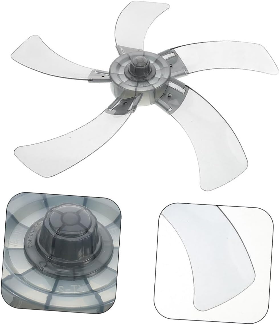 1Set Thickened Plastic Fan Blades for Table Pedestal Ceiling Fans Quiet Replacement Blades for Reliable Cooling and Versatile Compatibility