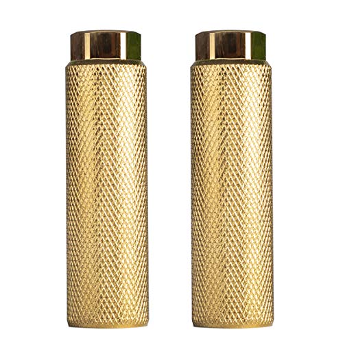 KINSPORY Clavijas de Bicicleta, Clavijas de BMX, Pegs de Apoyo, BMX Freestyle Pegs, Bicicleta BMX Adulto Pegs (Gold) Cover