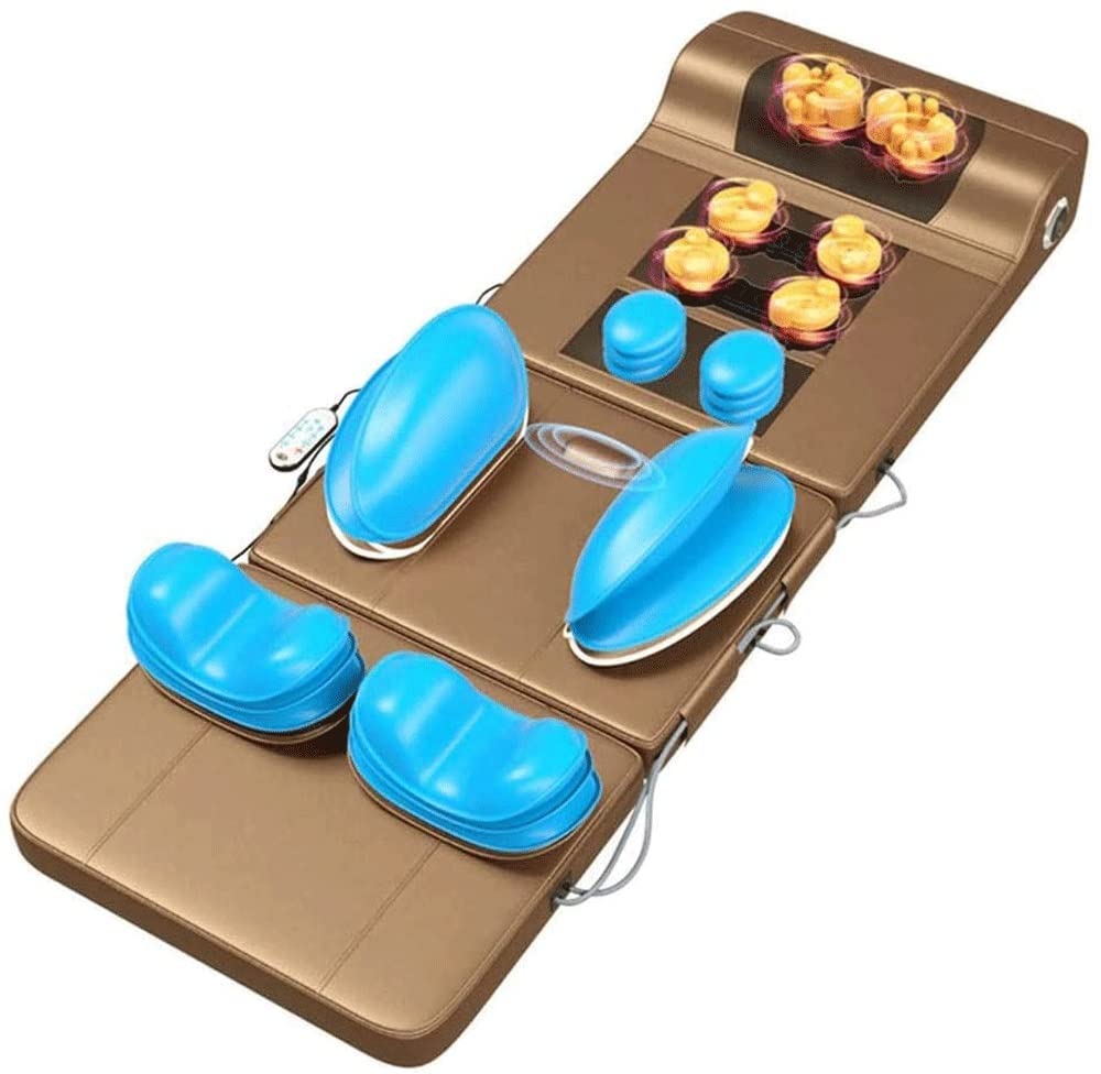 Massage Seat Cushion Massager with Heat Massage Nodes for Neck Shoulders Back Lumbar Thighs for Home Office