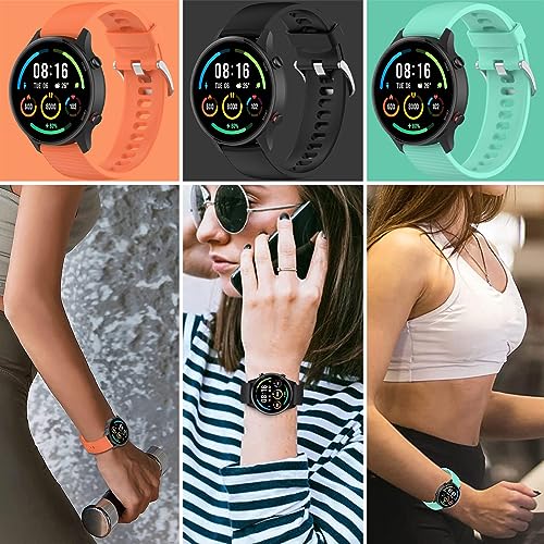 Z.DuDuZAZA Xiaomi Watch S1 / S1 Active 交換用シリコンバンド 10色パック