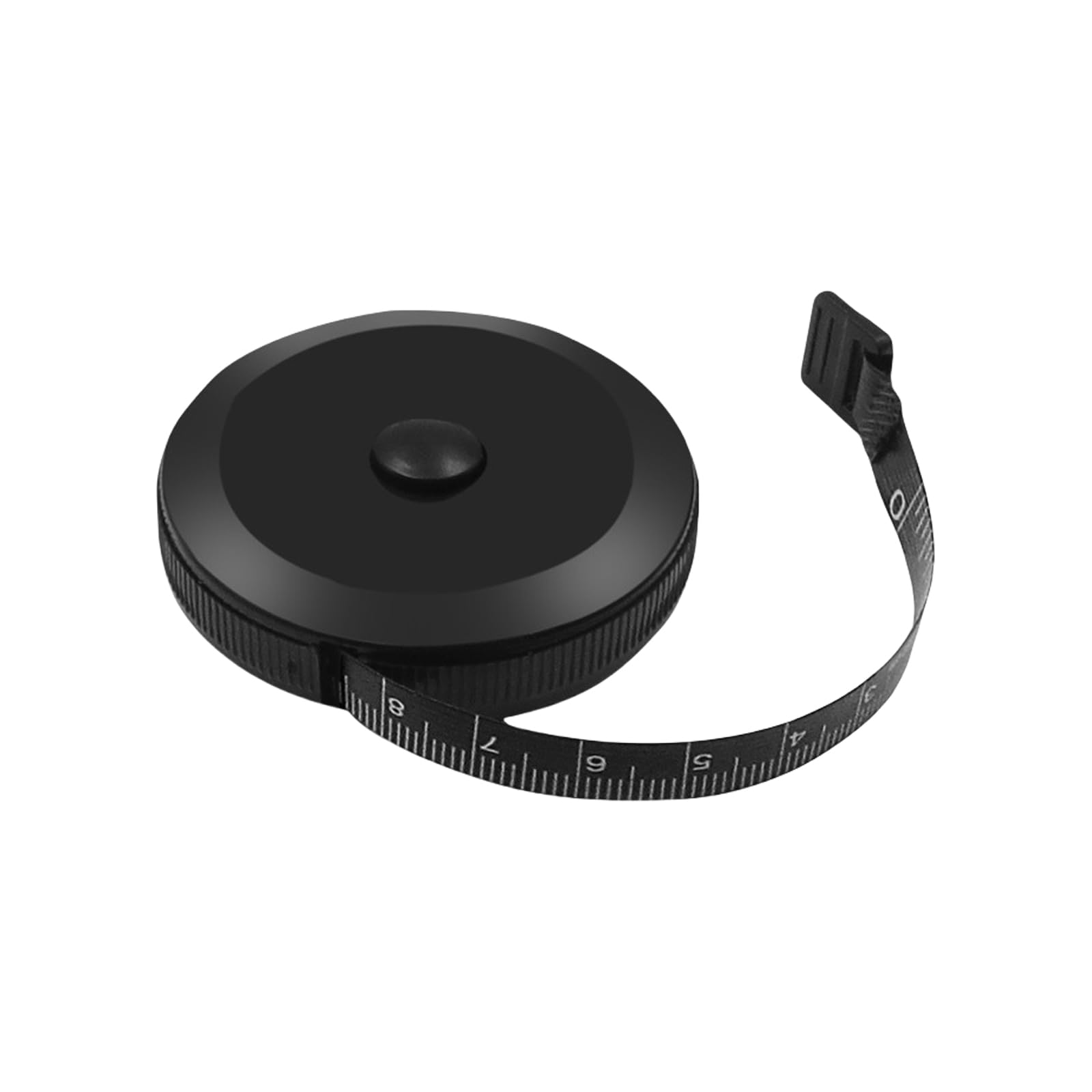 Gramigg Black Casing Black T Boby Measuring Tape Soft Tape Measure Retractable Double Scale Tape Tailor Ruler 150Cm/60In Tape Meter Measuring Tape