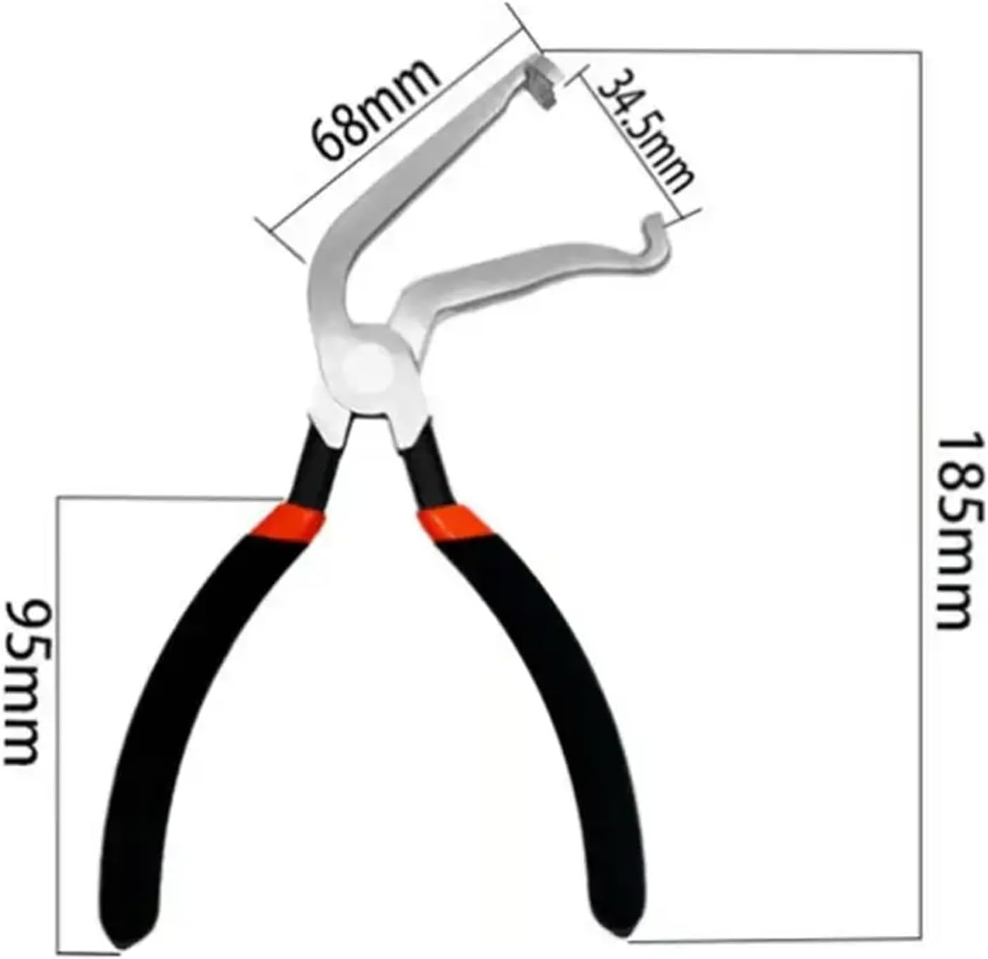 電気切断プライヤーアップグレード 60 度分解プライヤーロングスパークプラグプラグラインプライヤーコネクタ切断修復ツール