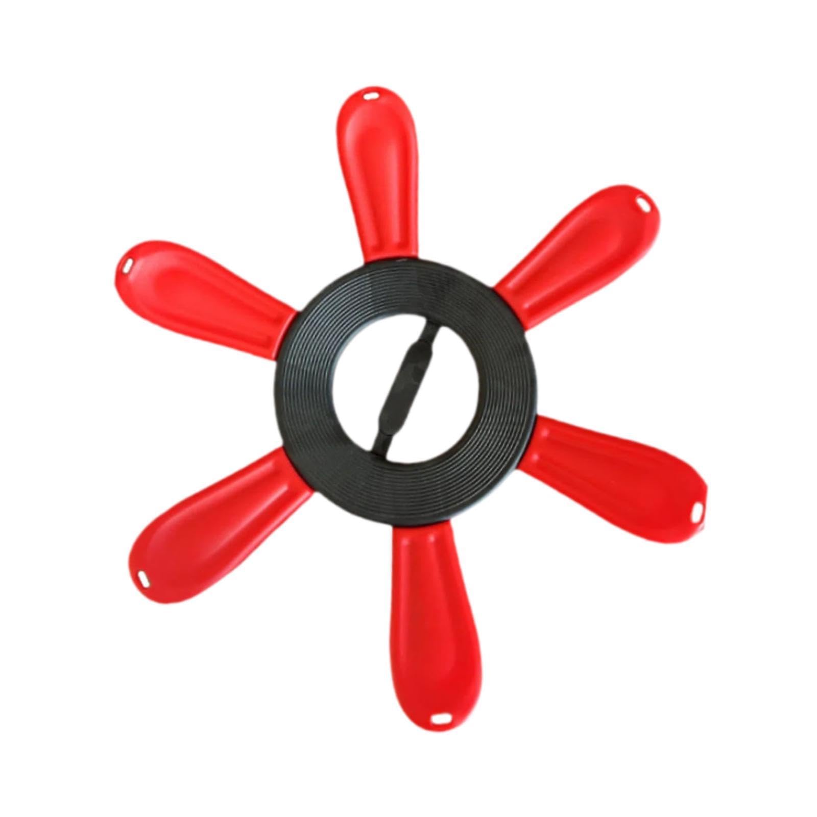 rockible Yoga Ball Base, Yoga Ball Holder Stand, Anti Burst Ball Chair, Balance Ball Stand, Yoga Ball Chair Stand Base for Pilates, Red