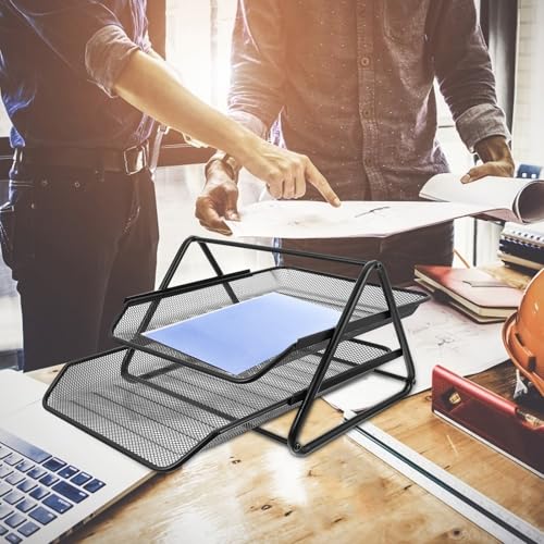 Desktop Ferro File Rack Slish File Holder nizer per efficiente Sto Tray nizer per Home Office Scatole di archiviazione per documenti Documenti