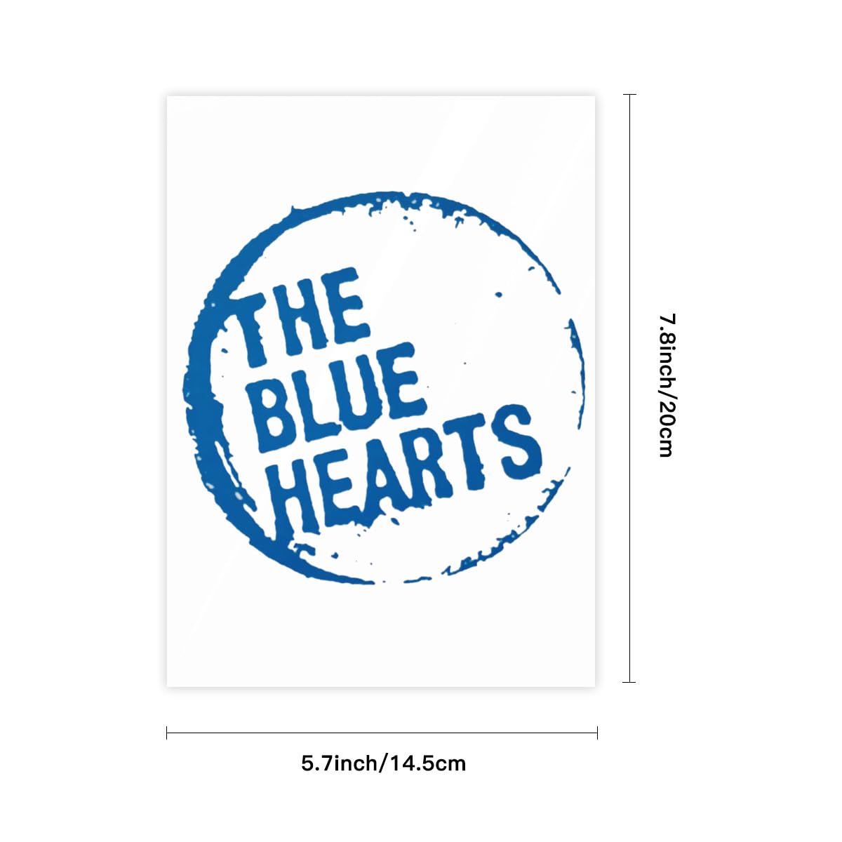 Amazon | ブルーハーツ クリスタルステッカー 防水シール スーツケース