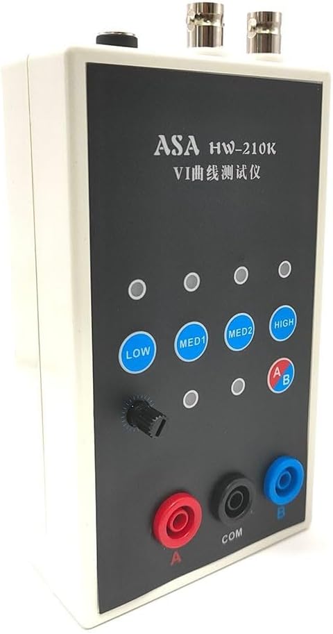 HW-210K Dual-Channel VI Curve Tracer for Circuit Board Fault Finding, Online Component Tester with ASA Analysis, Oscilloscope VI Adapter for PCB