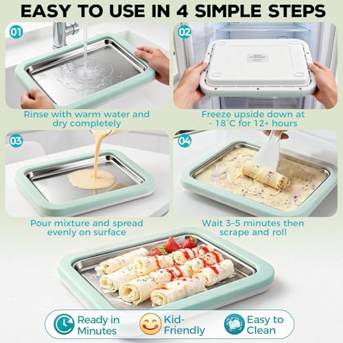 Máquina de helados enrollados con 22% de descuento y código FANSONE20