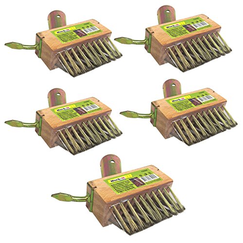 Preisvergleich Produktbild IGOERTZ 5X Fugenreiniger Stahlbürste Unkaraut Fugenbürste Fugenkratzer