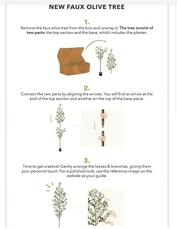 Nearly Natural 82” Olive Artificial Silk Trees Green