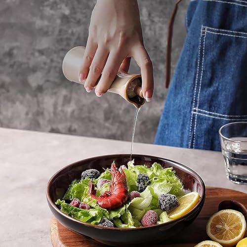 Tarro de cerámica japonesa de 120 ml para servir salsa de soja y condimentos en la mesa 5