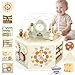 Joyreal Wooden Activity Cube - 11-in-1 Montessori Toys for 1+ Year Old Boys & Girls, Early Developmental Learning Toys for Toddlers and Kids, Ideal 1st Birthday Gift Toys for Baby(Animal Theme)