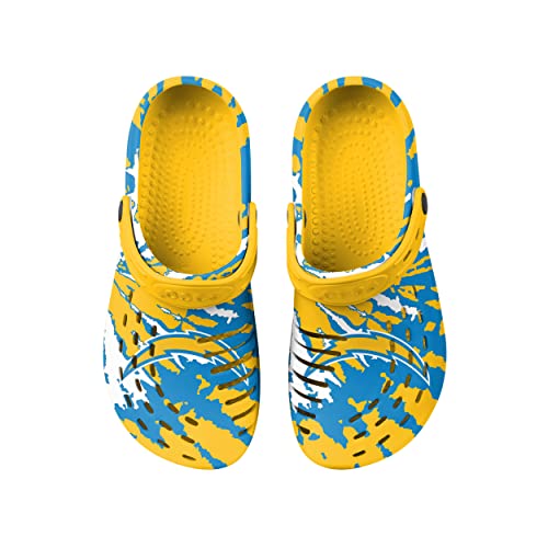 Image of FOCO Mens NFL Team Logo Tie-dye Garden Water Sandals Shoes Slipper Clogs with Strap