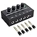 Neoteck HA400 Amplificatore Per Cuffie a 4 Canali Ultracompatto Amplificatore per Cuffie Stereo con 5 PZ Adattatore Audio Jack da 6.3mm a 3.5mm