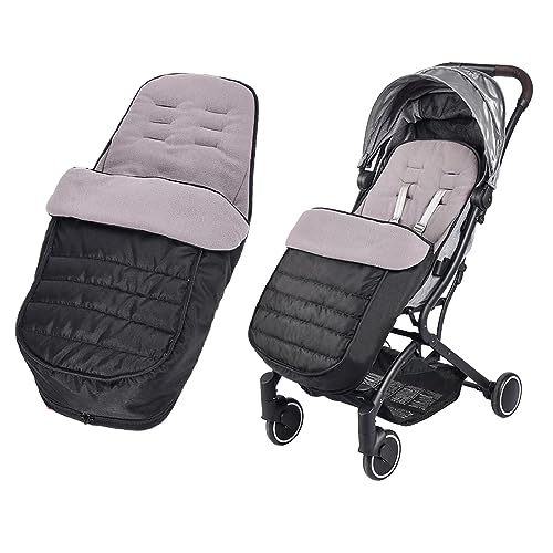 Universal Pushchair Footmuff Fleece Lined Stroller Pram Waterproof and Windproof