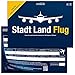 Stadt Land Flug Reisespiel - Handliches DIN A5 Format - Stadt Land Fluss Variante für Flugbegleiter, Piloten, Weltenbummler, Vielflieger - Lustiges, Cooles Gadget und Geschenk für Reisende
