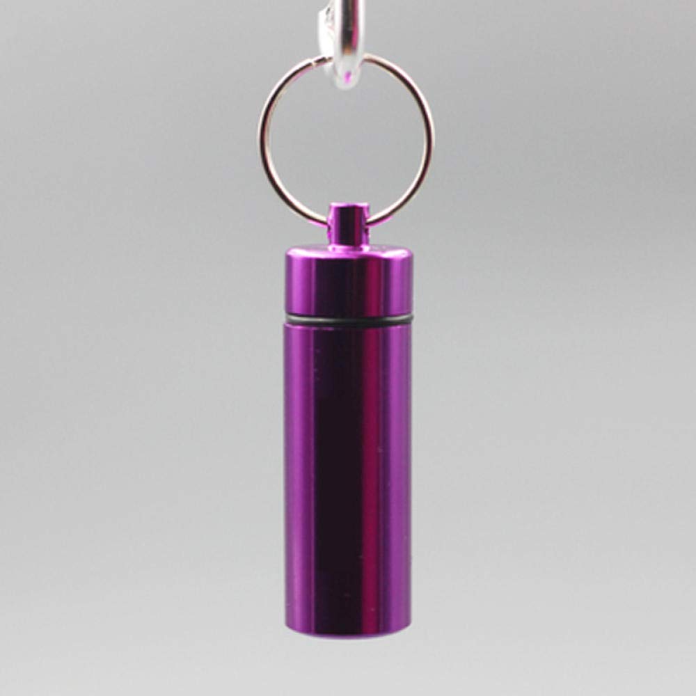 Organizador de pastillas de moda, pastillero de viaje, aleación de aluminio, resistente al desgaste, dispensador de pastillas médicas, pequeño, verde