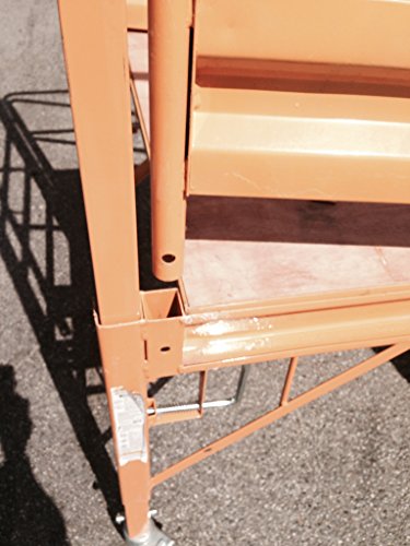 Cbm Scaffold Multipurpose 18Ft. Maxi Square Triple Baker-Style Scaffold Tower Package - 1,000-Lb. Capacity, Model# 3Mfs #TOP3