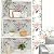BKSTICK Pink Floral Peel and Stick Wallpaper Self Adhesive Removable Thick Vinyl Watercolor Botanical Flower Accent Wall for Bedroom Bathroom Living Room Renter Friendly 17.7" x 118"