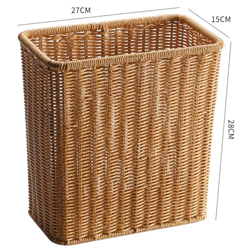 Caneca de basura para cocina y oficina, beige miniatura 3