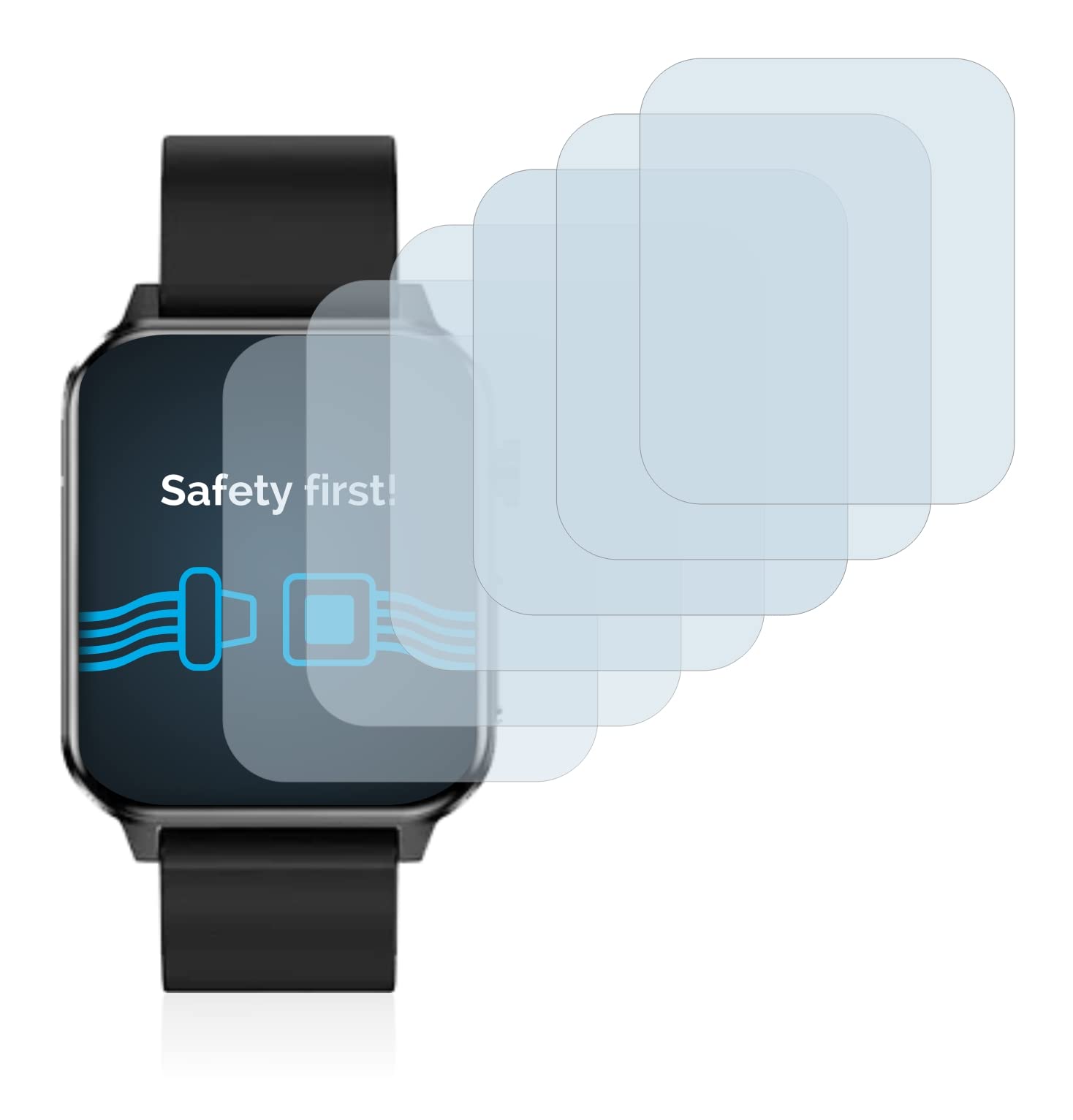 savvies Screen Protector compatible with Kardena CARE Plus Protection Film Clear 6-Pack