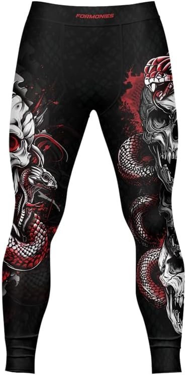 Predators Jiu Jitsu Compression Spats Men's Legging for Sports MMA BJJ Workout Wrestling