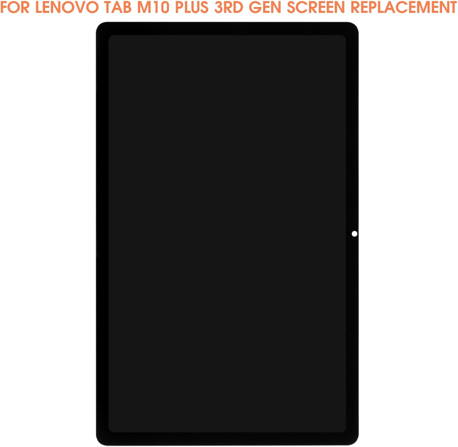 Screen Replacement for Lenovo Tab M10 Plus 3rd Gen LCD Display TB128FU Digitizer for Lenovo Tablet M10 Plus 3rd Gen Touch Screen Assembly with Repair Kit (Black,10.61 inch)