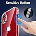 JJGoo Compatiable with iPhone X Case/iPhone Xs Case Clear, Transparent Shockproof Phone Case for iPhone X/XS, Slim Anti-Scratch Hard PC Back Protective Cover Bumper