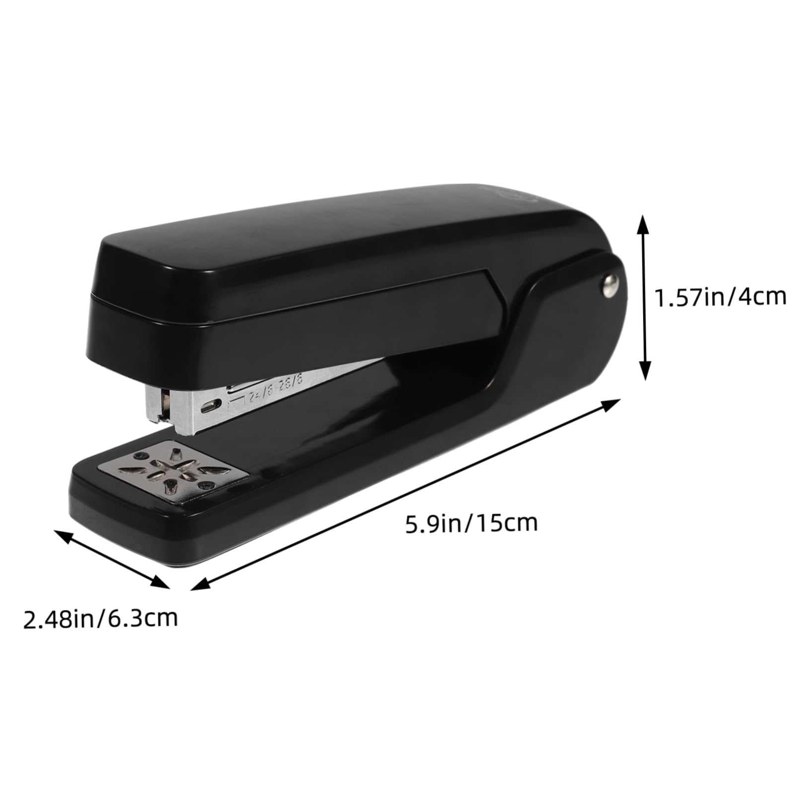 Gadpiparty 4 Pezzi cucitrice rotativa X Cucitrici pesanti per scrivania CONTINIZIONI PERSCITARI Picket desktop cucitrice per rilegatura di carta da ufficio rotante Metallo Nero