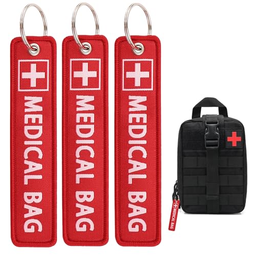 2 Pcs Medical Alert Bag Tag Medical Bag Tag Medical Alert Tag Medical Equipment Luggage Tag for Cpap Respiratory Equipment Diabetes Allergy - Everyday Home and Travel Medical Device Luggage Tag