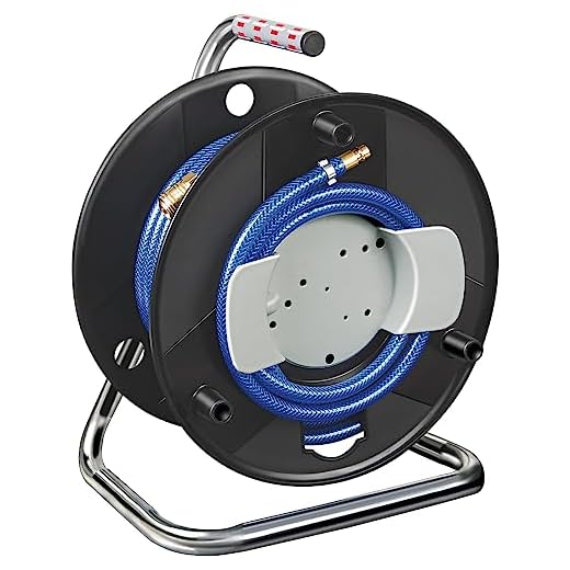 Brennenstuhl Druckluftschlauchtrommel Standard 20m Schlauch-Ø 6/12mm Armatur DIN