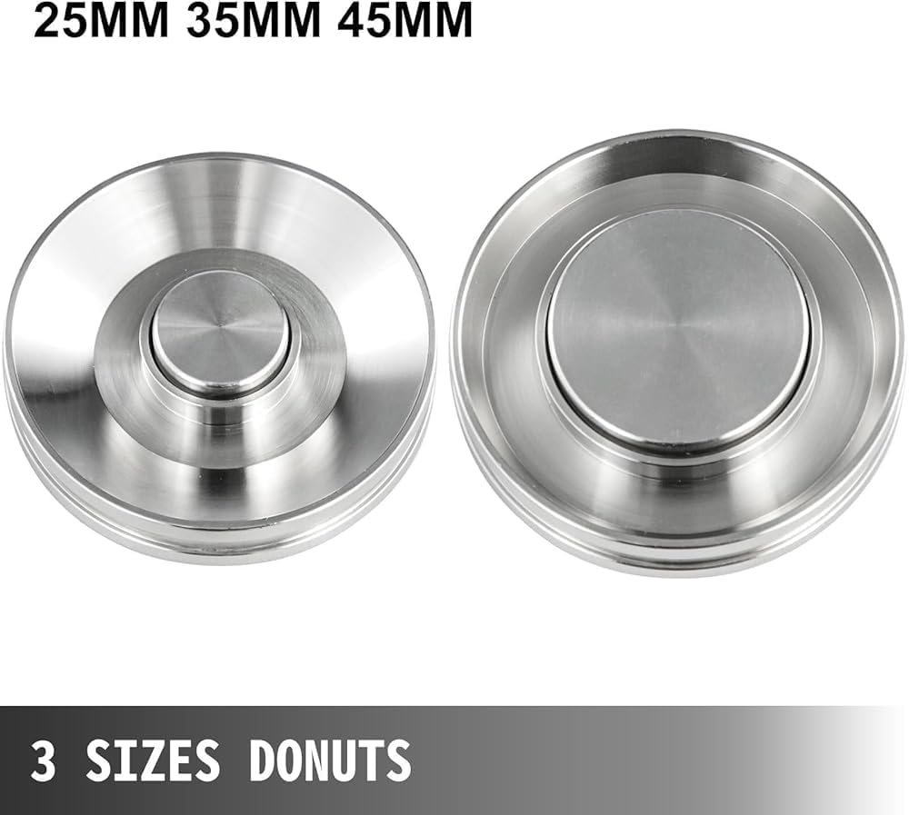 Máquina Automática Comercial Para Hacer Donas, Máquina Automática De Una Sola Fila Para Hacer Donas, Tolva De 7 Litros Con Moldes De 3 Tamaños, Freidora De Donas, Acero Inoxidable 304.