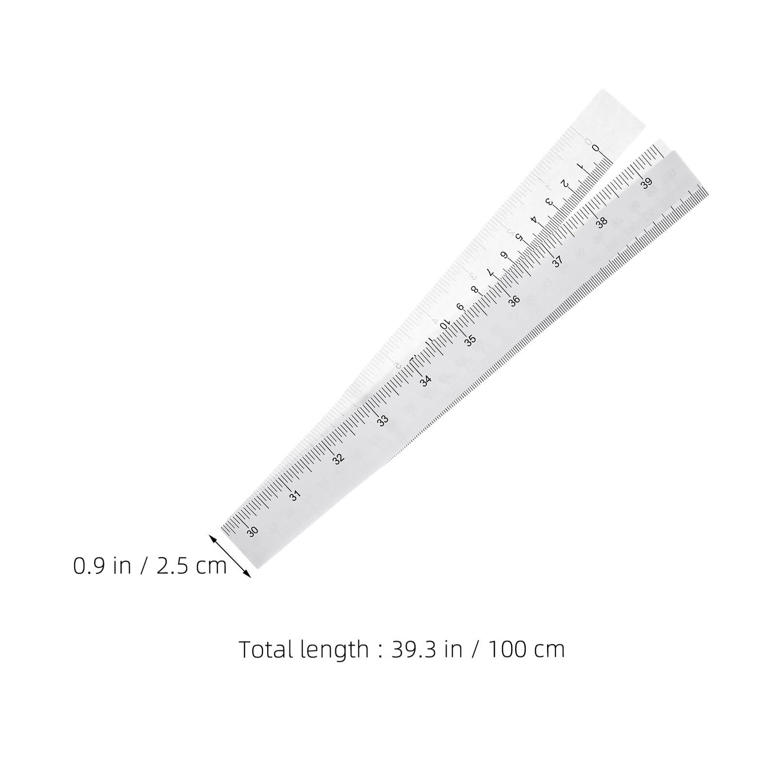 Cinta Métrica de Papel Flexible 1m, 150 Piezas, Blanco