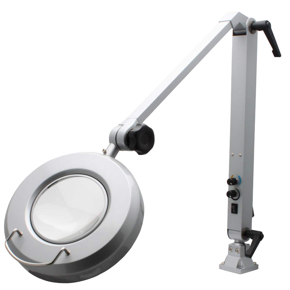 ProVue Deluxe Magnifying Lamp [2.25x] with White and Amber LEDs, Metal Build