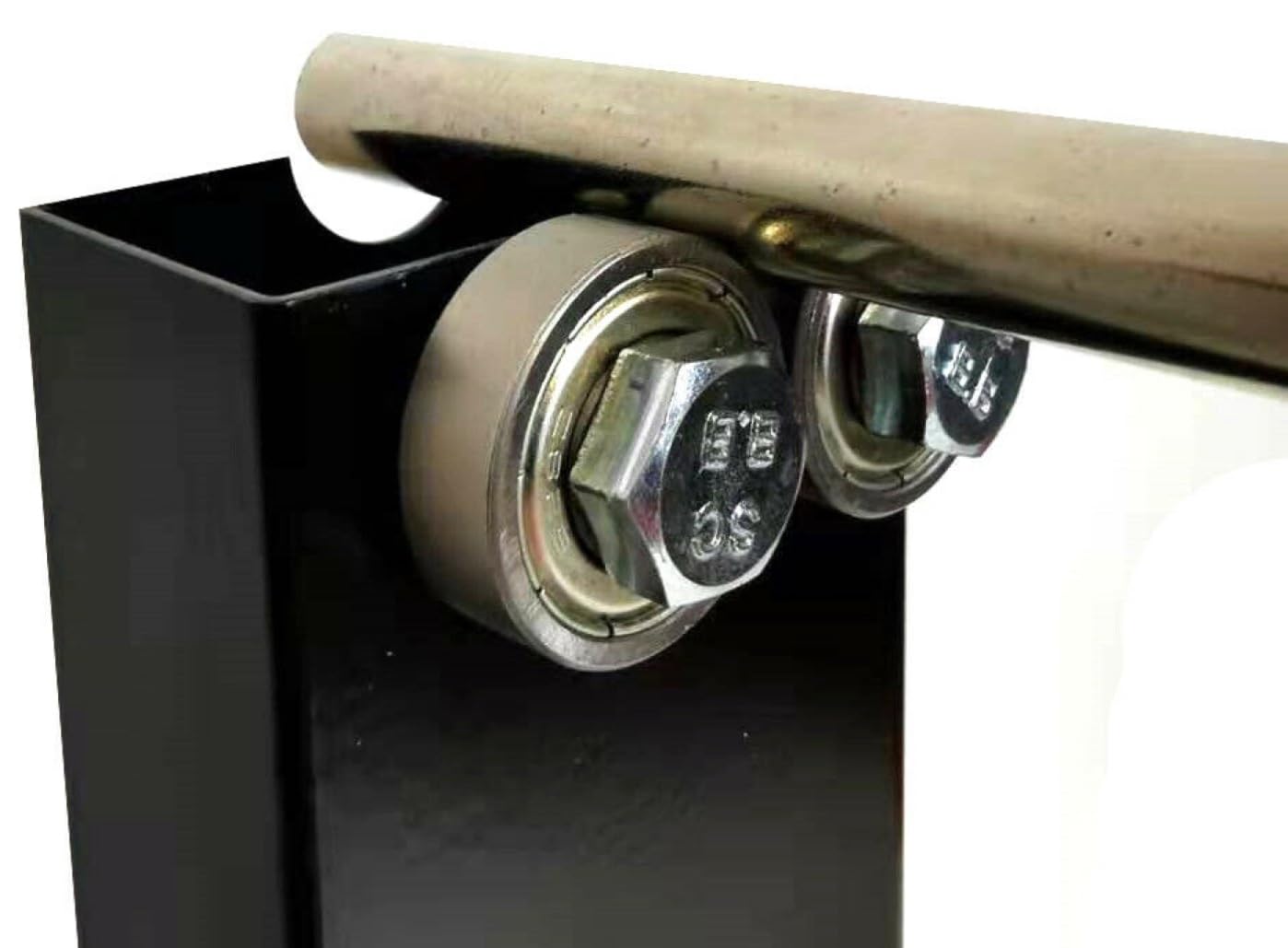 Equilibrador de Ruedas de Moto Manual Portátil Acero con 2 Conos y Huso Balanceo Preciso por Gravedad